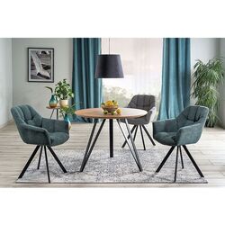 Masa plianta Signal Tetis (Oak/Black) Thumb