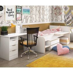 Masa de birou Sokme Simple Student (White) Thumb