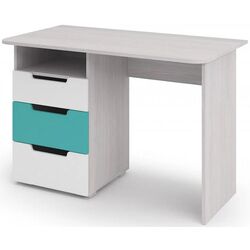 Masa de birou Стендмебель Mia СТ 051 (Oak Anchor Light/Turquoise Metallic/White Metallic)