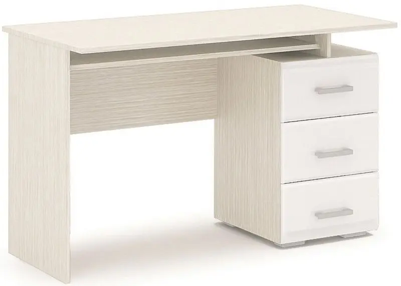 Masa de calculator Стендмебель Simba (Belfort Oak/White Gloss)