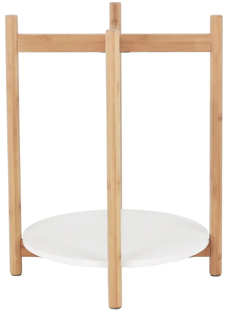 Masa de servire Tempo Kondela Kabra (White/Natural)