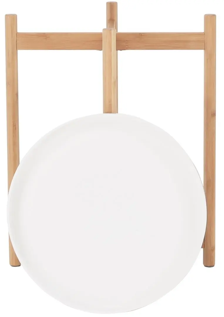 Masa de servire Tempo Kondela Kabra (White/Natural)