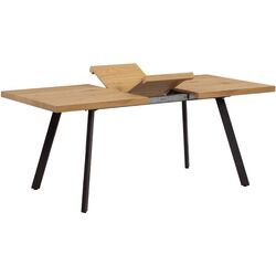 Masa extensibila Tempo Kondela Akaiko (Oak/Black) Thumb