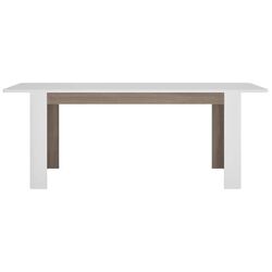 Masa extensibila Tempo Kondela Lynatet Tip 75 (White Gloss/Sonoma Oak Dark/Truffle) Thumb