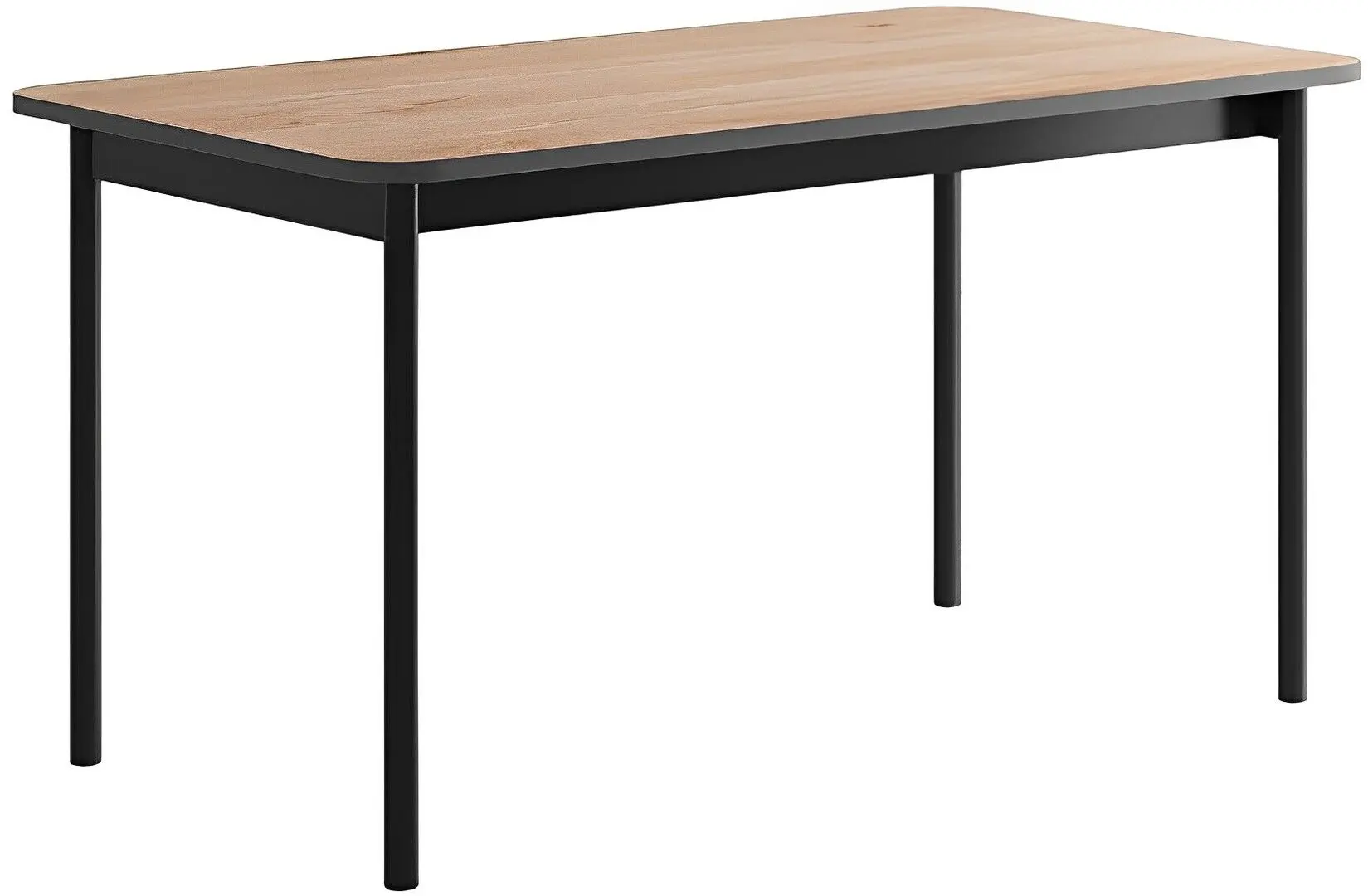 Стол Tempo Kondela Bergen BL140 (Jackson Hickory Oak/Graphite)