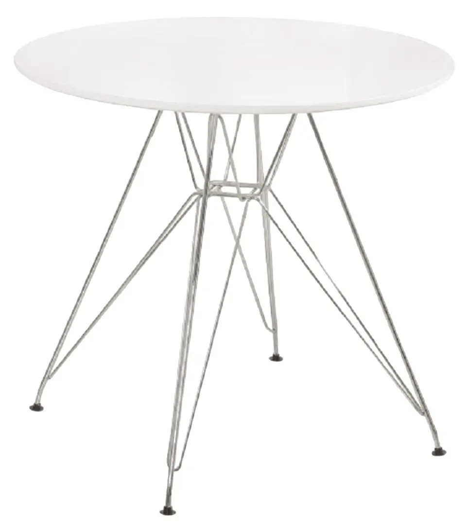 Masa Tempo Kondela Rondy New (White Gloss)