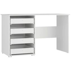 Письменный стол Tuckano Bella (White/White Gloss/Notebook Print) Thumb