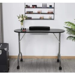 Маникюрный стол VidaXL 110123 (Black)