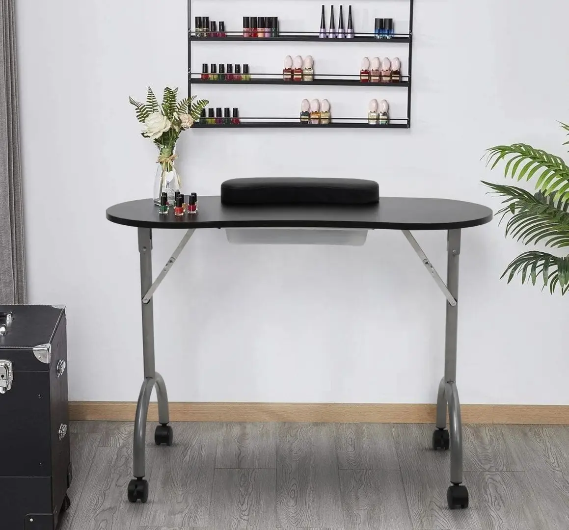 Masa de manichiura VidaXL 110123 (Black)