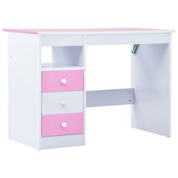 Banca reglabila VidaXL 287447 (White/Pink) Thumb