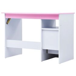 Banca reglabila VidaXL 287447 (White/Pink) Thumb