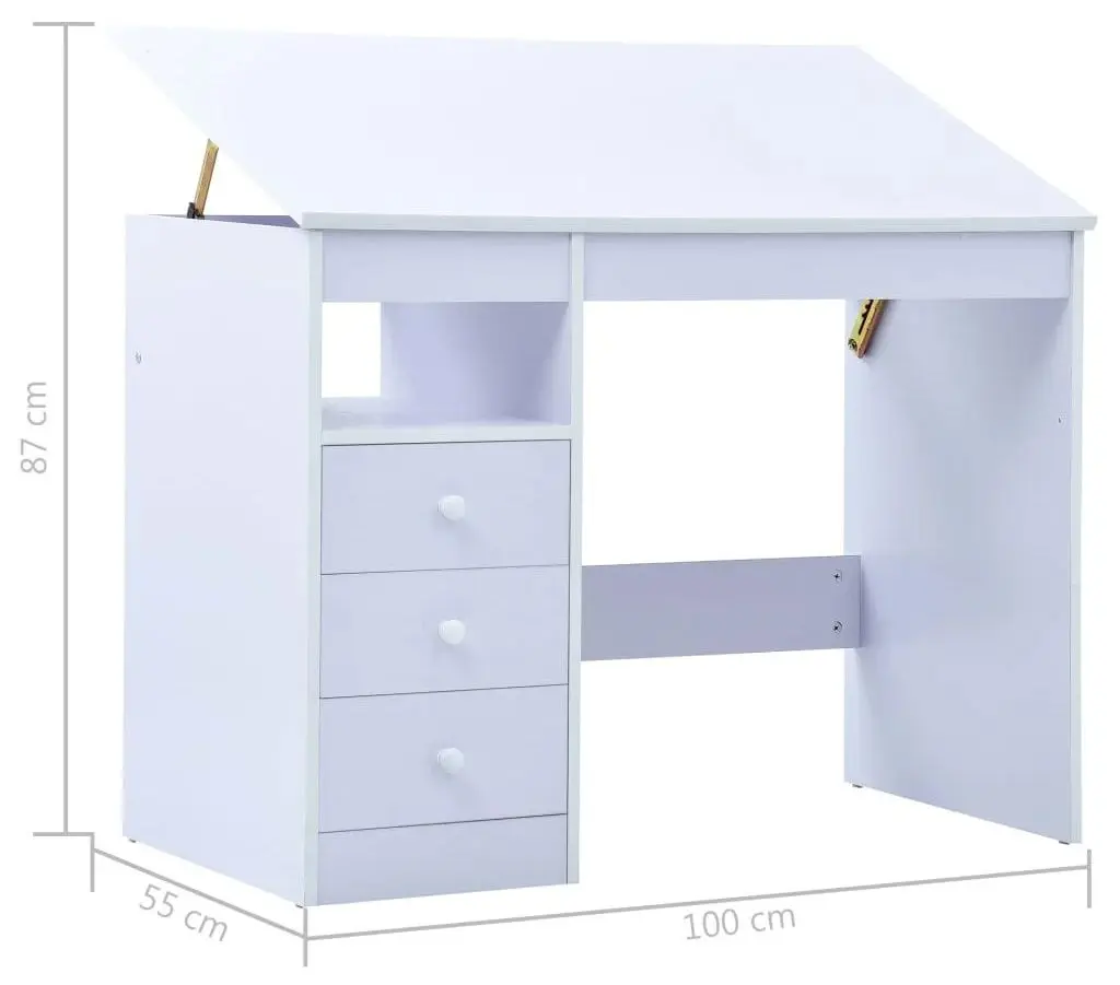 Banca reglabila VidaXL 287448 (White)