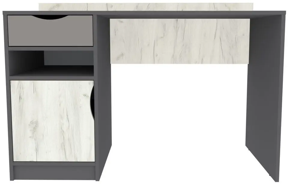 Masa de birou Yasen Disney (Graphite Gray/Craft Oak White/Cashmere)