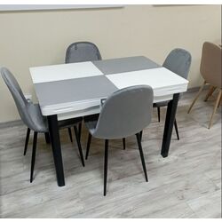 Стол раскладной Yasen T1935 (Белый/Cерый) Thumb