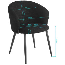 Стул 4Rico Asola 155320 (Black) Thumb