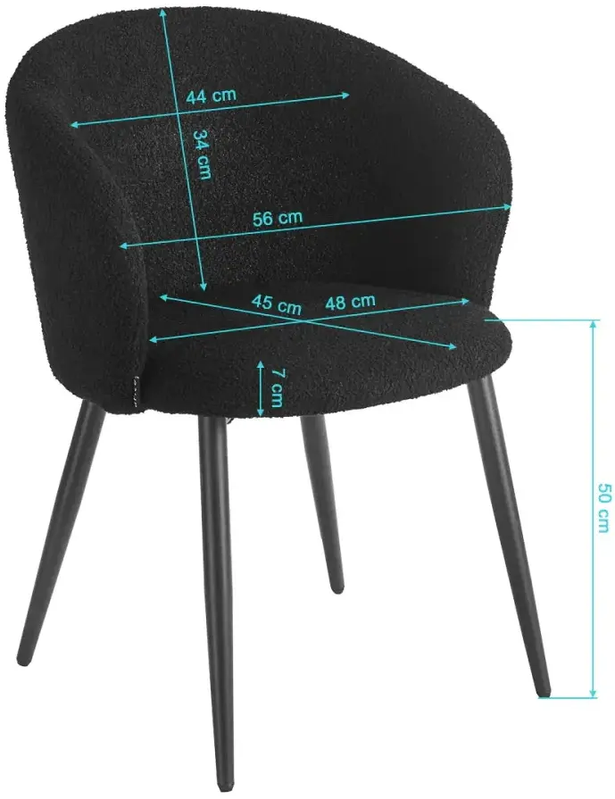 Стул 4Rico Asola 155320 (Black) - 2