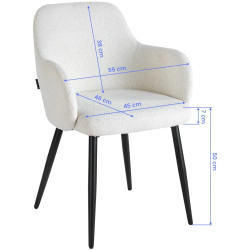 Стул 4Rico Intra 155316 (Black/White) Thumb