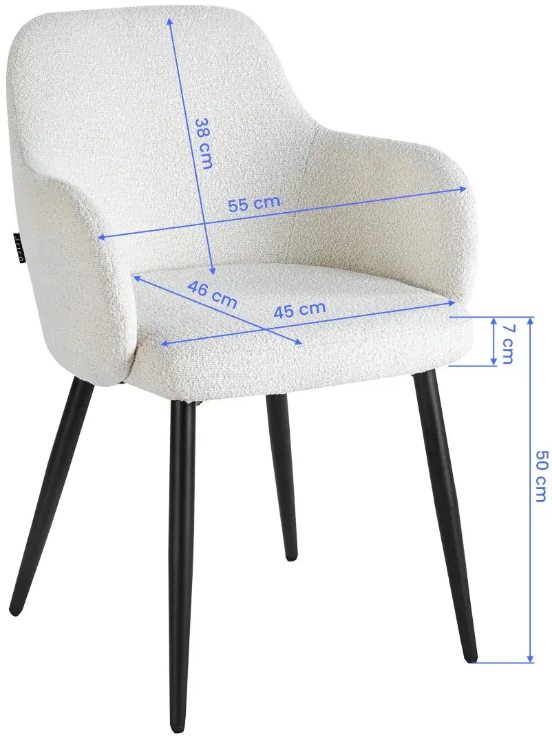 Стул 4Rico Intra 155316 (Black/White) - 8