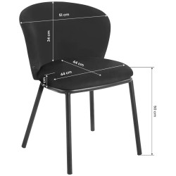 Стул 4Rico Linea 155304 (Black) Thumb
