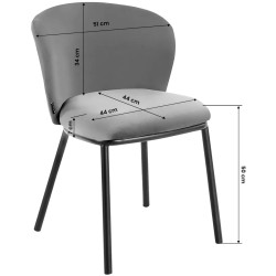 Стул 4Rico Linea 155306 (Grey) Thumb