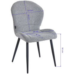 Scaun 4Rico Lucente 155346 (Grey) Thumb