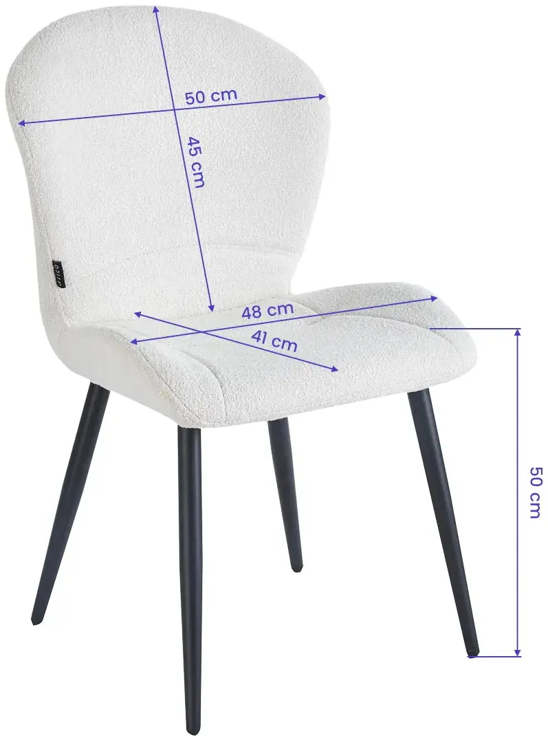 Стул 4Rico Lucente 155348 (Black/White) - 2