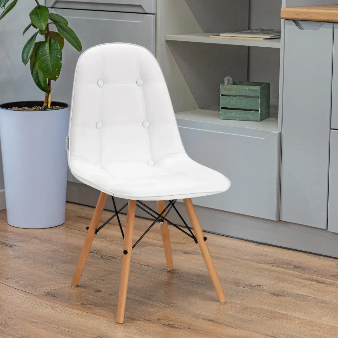 Scaun 4Rico QS-185 147832 (White/Natural)