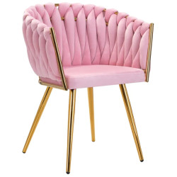Стул 4Rico QS-GW06G 150121 (Pink/Gold) Thumb