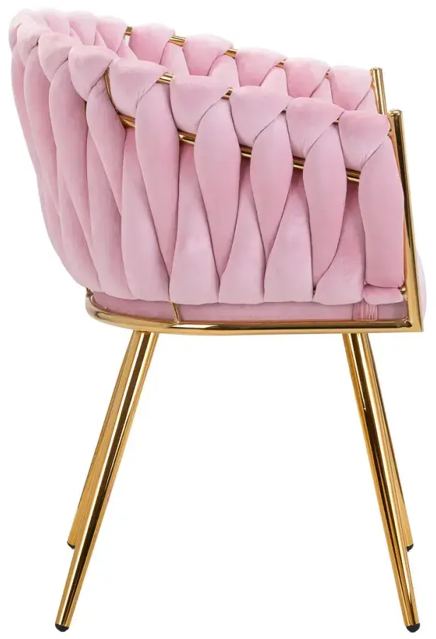 Стул 4Rico QS-GW06G 150121 (Pink/Gold) - 5