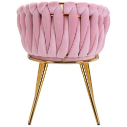 Стул 4Rico QS-GW06G 150121 (Pink/Gold) Thumb