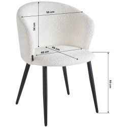 Стул 4Rico Verso 155332 (Black/White) Thumb