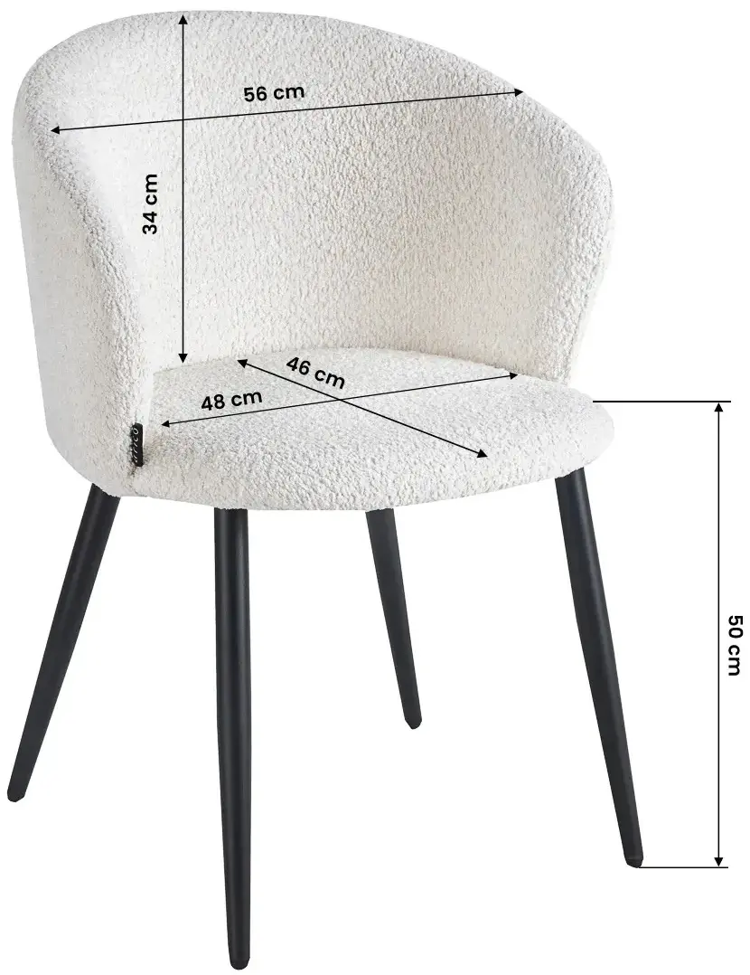 Стул 4Rico Verso 155332 (Black/White) - 2