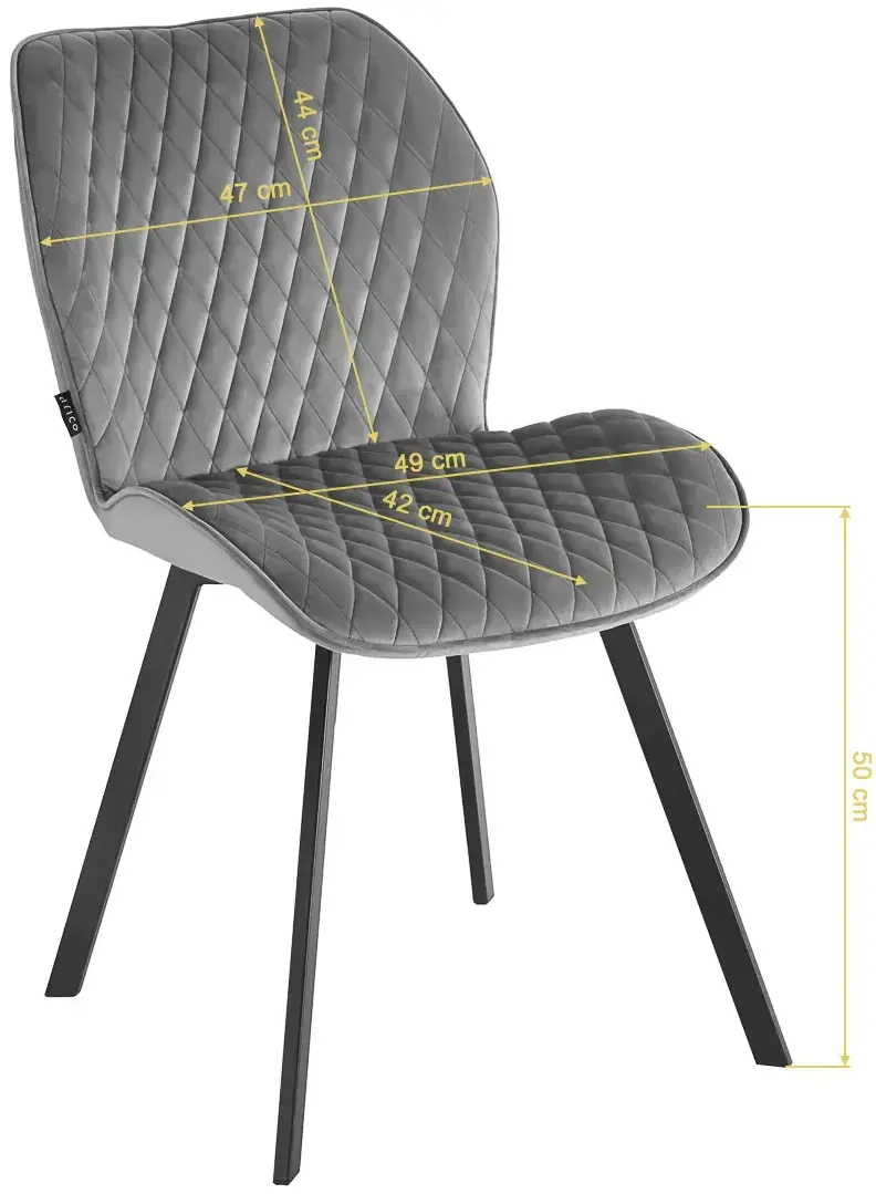 Стул 4Rico Vetro 155338 (Grey) - 2