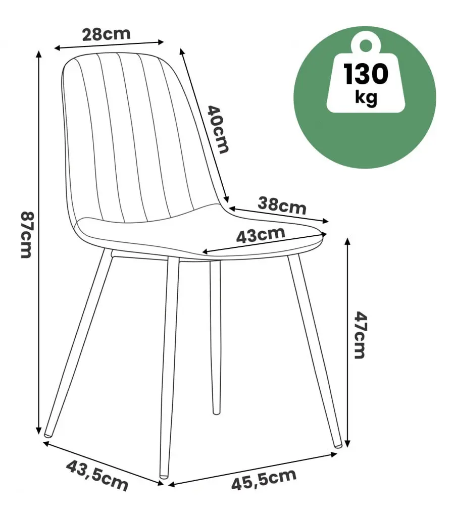 Стул Akord Lumo (Black) - 7