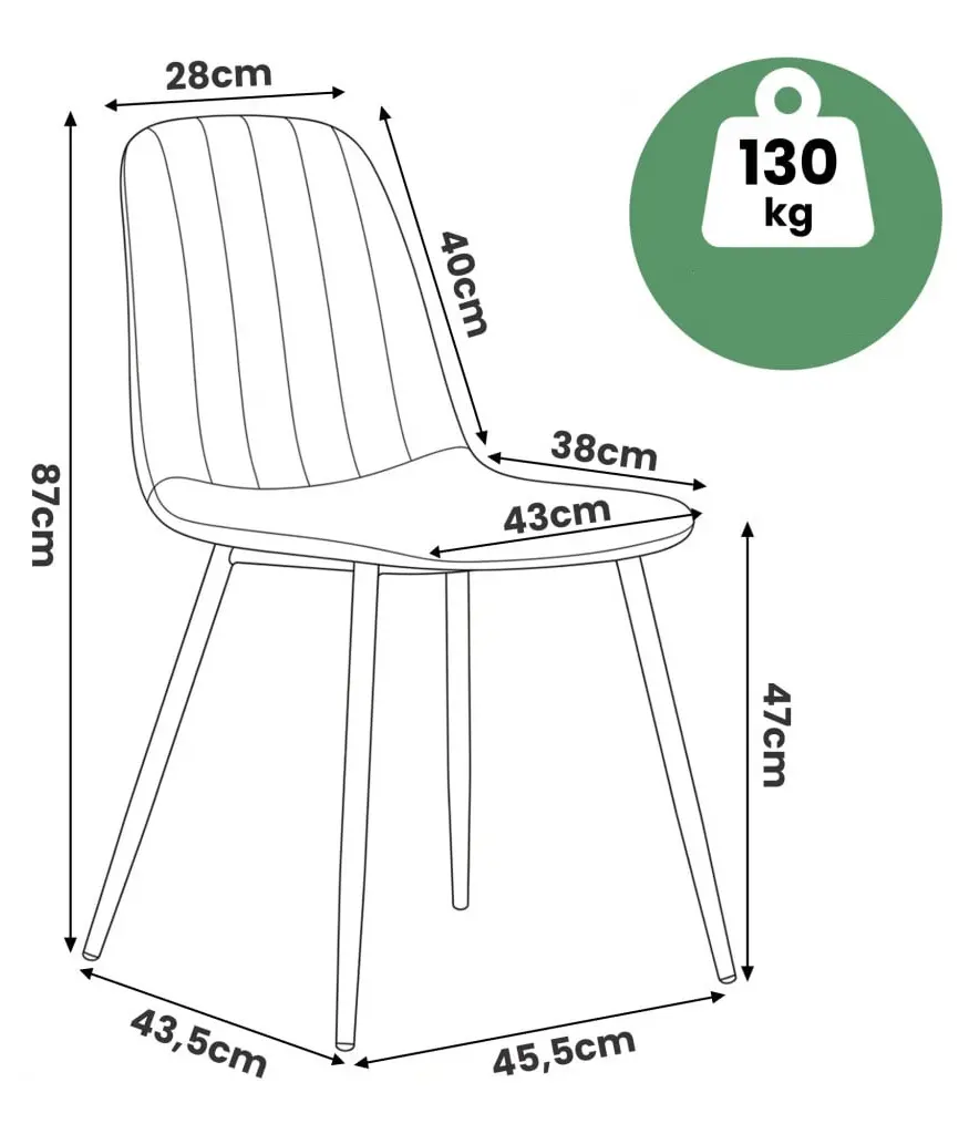 Стул Akord Lumo (Dark Graphite) - 7