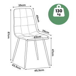 Стул Akord Nero (Bottle Green) Thumb