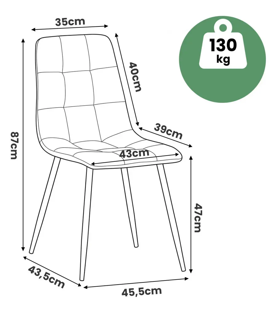 Стул Akord Nero (Bottle Green) - 7