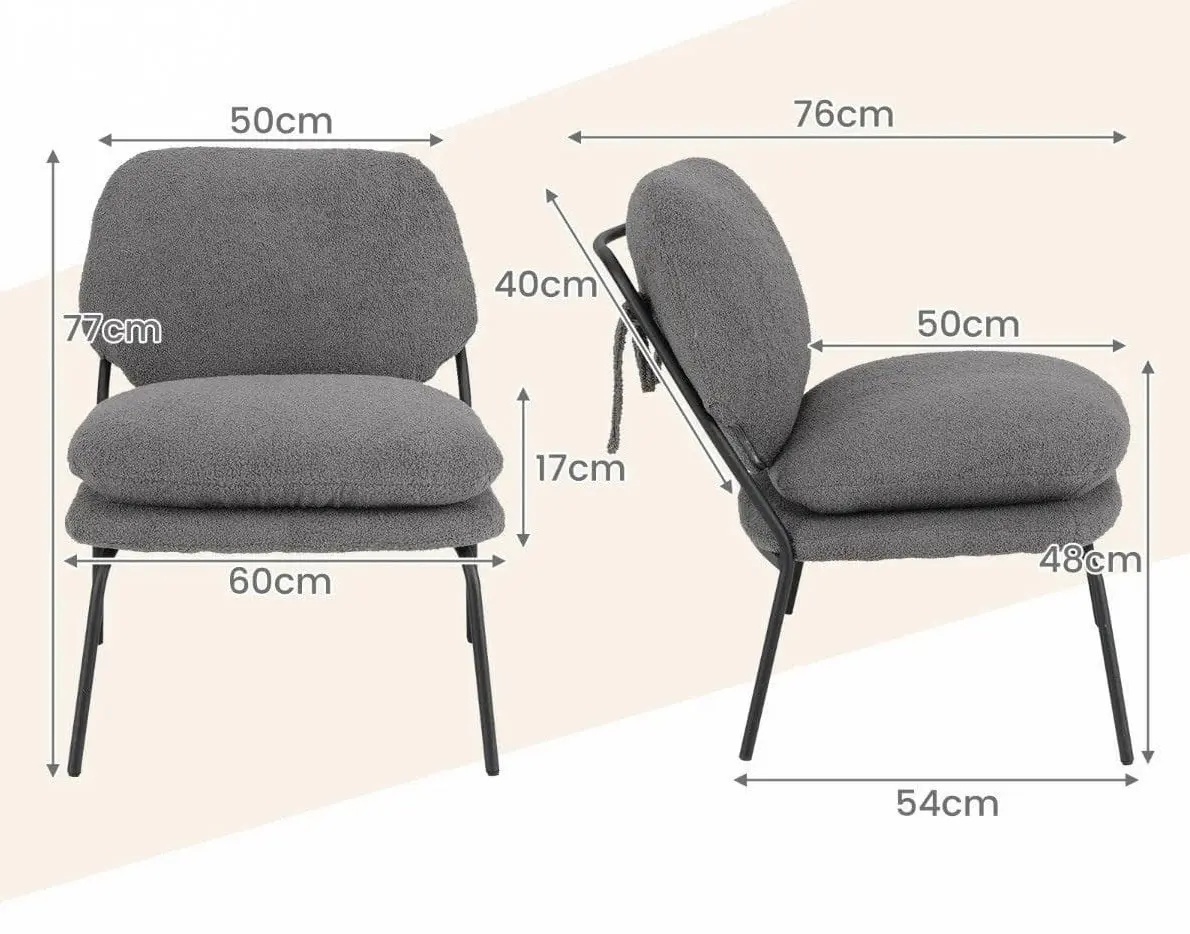 Scaun Costway JV12320GR (Grey)