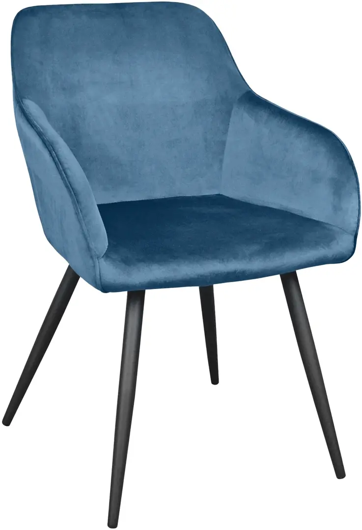 Стул DP Airis HLR63 Бархат (Blue/Black)