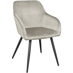 Стул DP Airis HLR9 Бархат (Beige/Black)