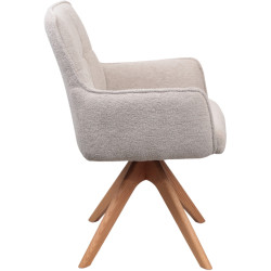 Стул DP Benni C2592TVW Boogie Clay 84 (Beige/Oak) Thumb