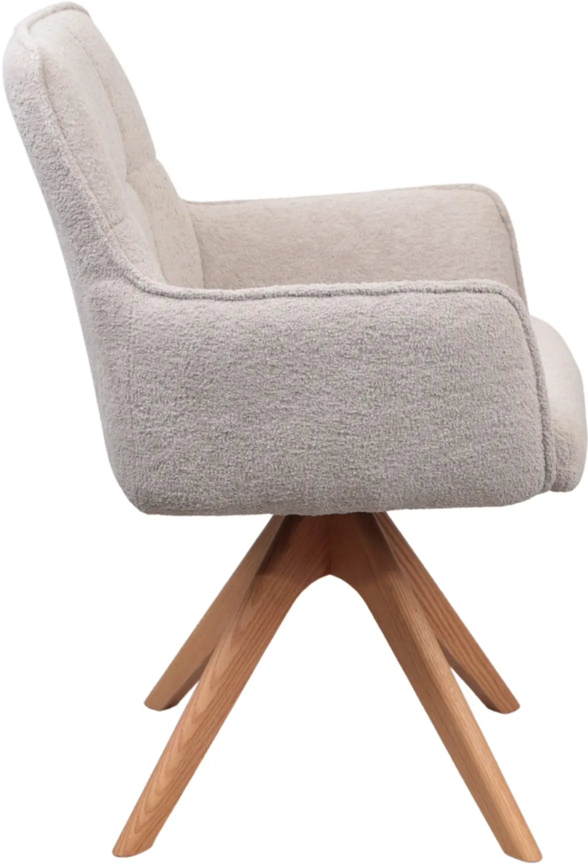 Стул DP Benni C2592TVW Boogie Clay 84 (Beige/Oak) - 3