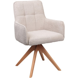 Стул DP Benni C2592TVW Boogie Clay 84 (Beige/Oak)