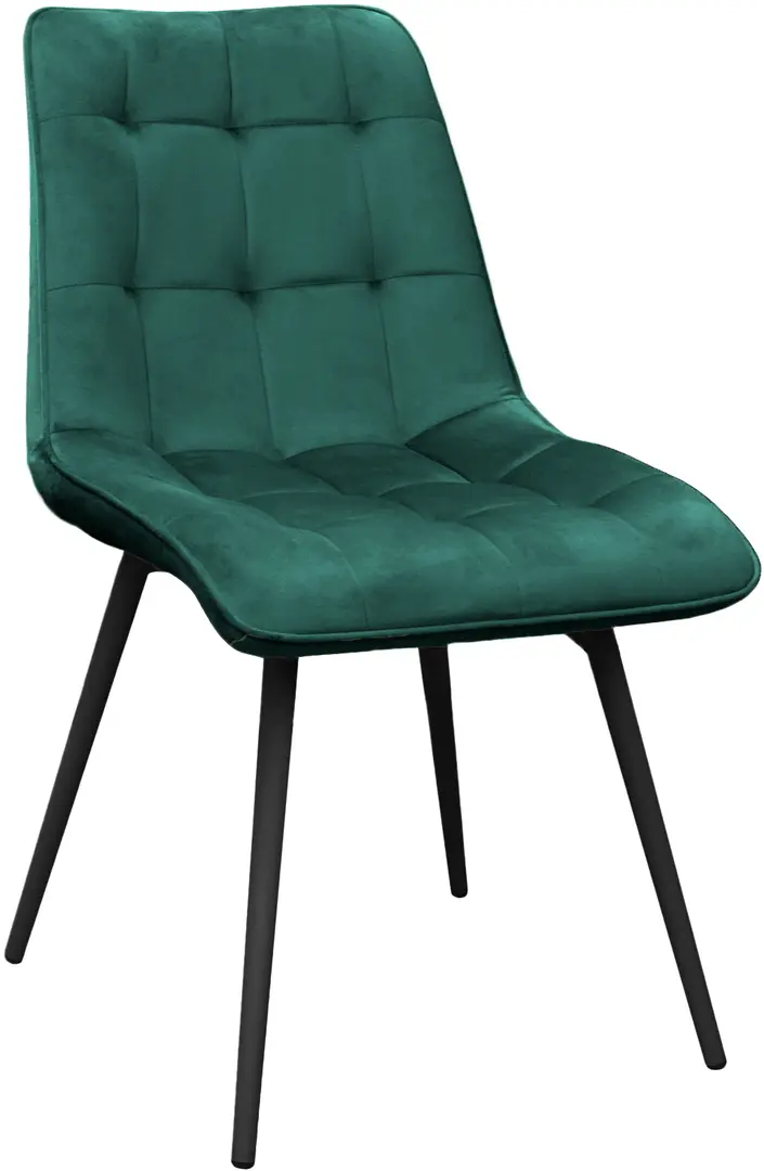 Стул DP Capella HLR57 Бархат (Dark Green/Black)