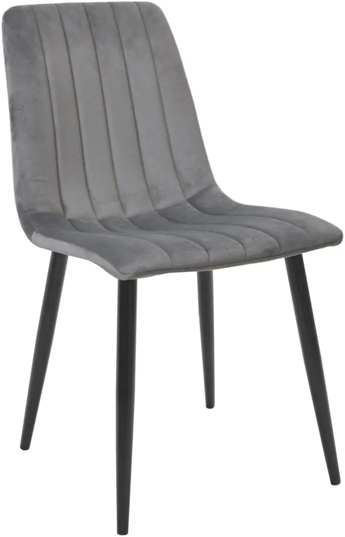 Стул DP DC-90P N20 Бархат (Grey/Black)