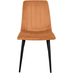 Стул DP DC-90P N43 Бархат (Orange/Black) Thumb