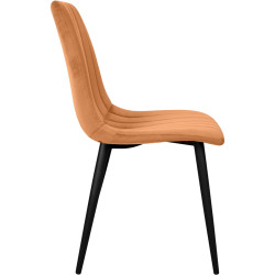 Стул DP DC-90P N43 Бархат (Orange/Black) Thumb