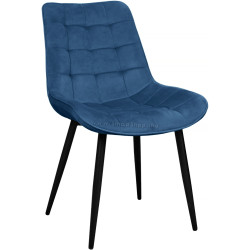 Стул DP Hans HLR63 Catifea (Blue/Black)