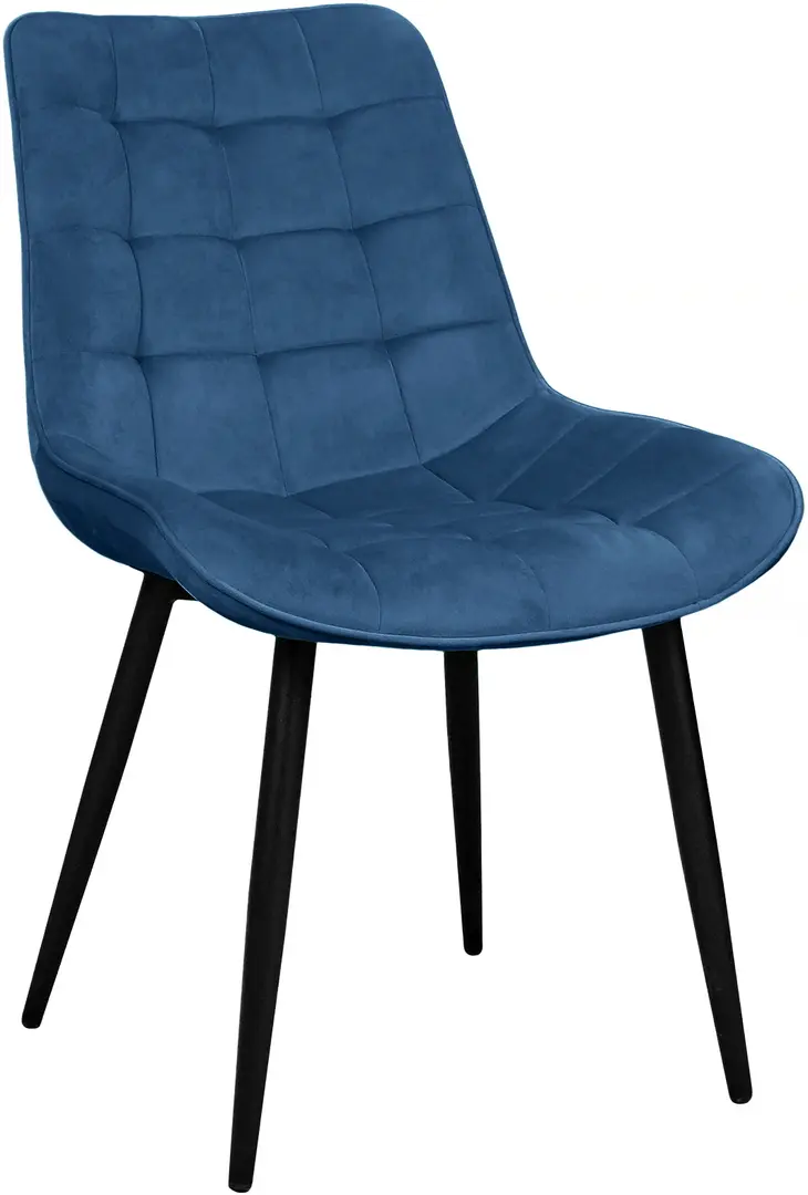 Стул DP Hans HLR63 Catifea (Blue/Black)