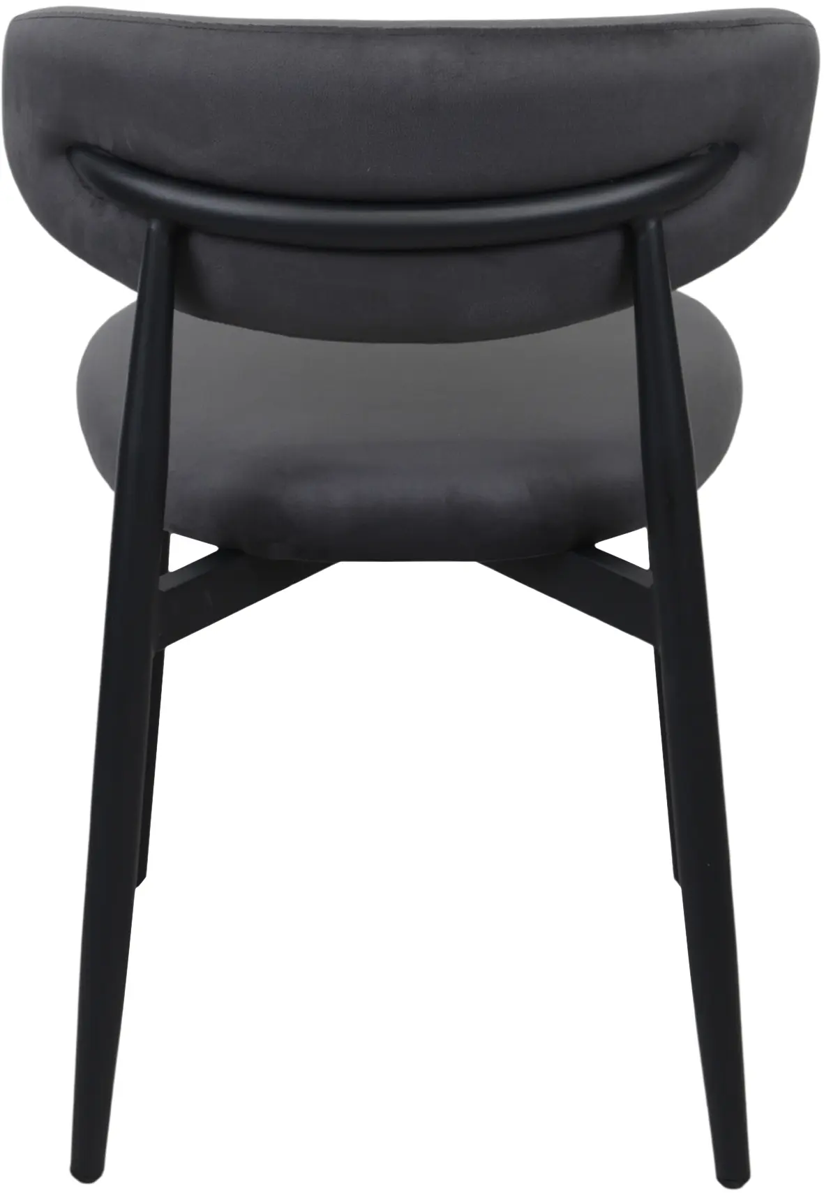 Стул DP Meridian HLR21 Бархат (Grey/Black) - 3